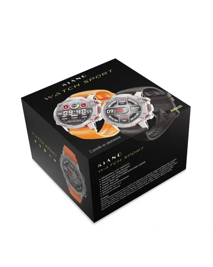 Smartwatch Kiano Watch Sport Silver