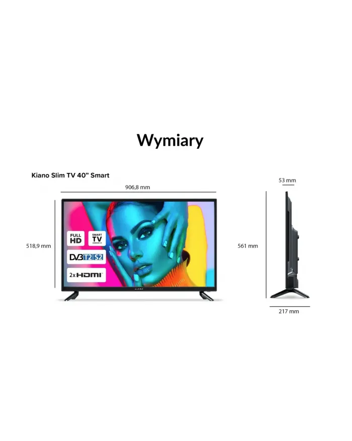 Telewizor Kiano Slim TV 40" Smart Android