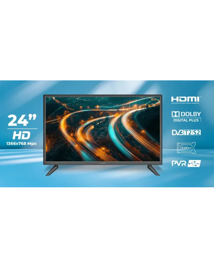 Telewizor LED KIANO SLIMTV 24" TRAVEL
