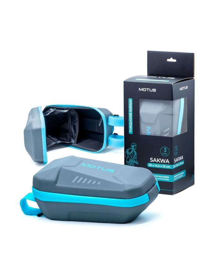 Torba Sakwa Motus rozmiar 3L TURQUOISE EDITION do hulajnogi elektrycznej