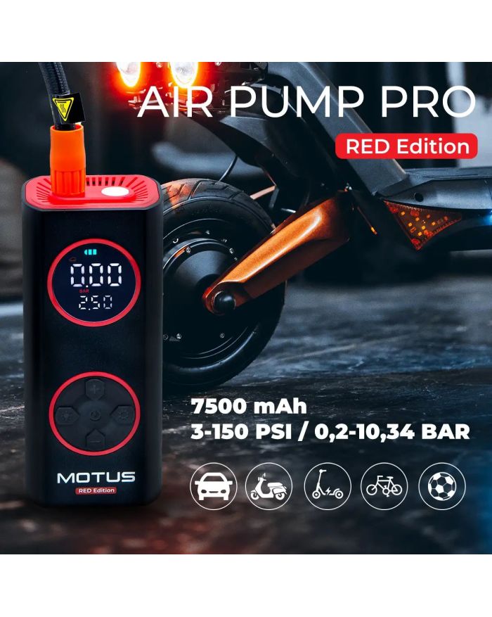 Pompka Elektryczna Motus Airpump Pro Red Edition