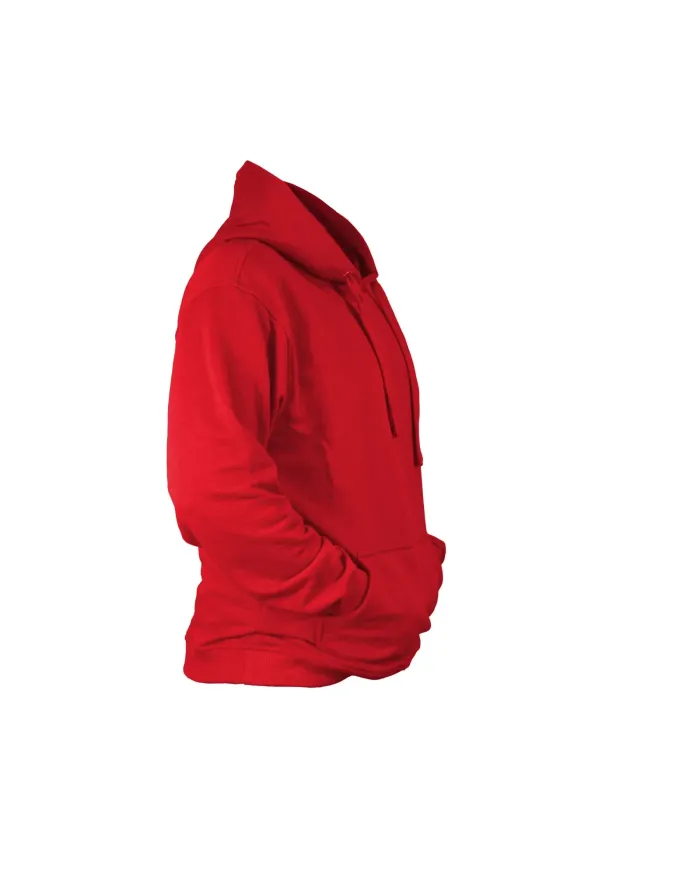 Bluza męska MOTUS z kapturem rozmiar M/L kolor czerwony