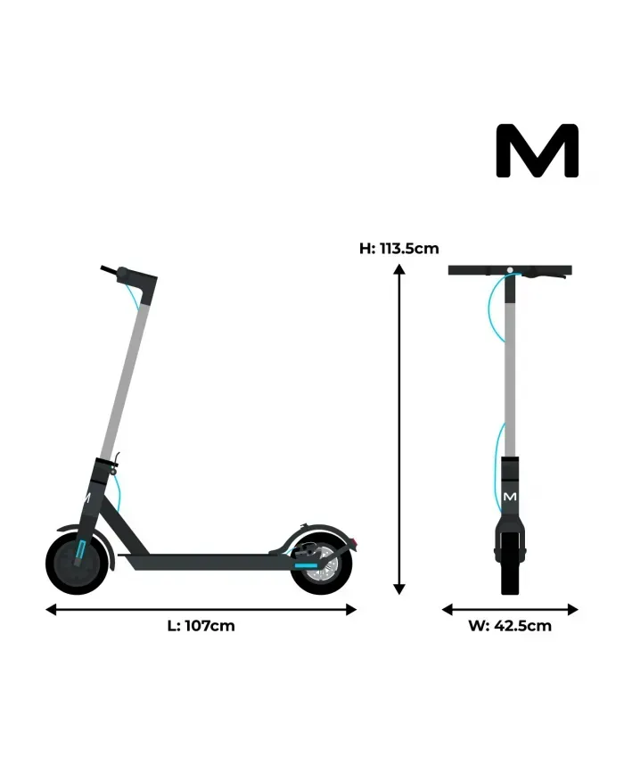 OUTLET Hulajnoga elektryczna Motus Scooty 8.5 350W 25km/h [C]