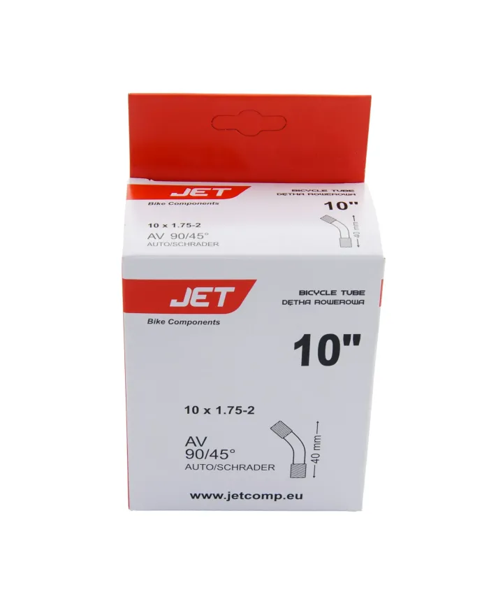 Dętka 10" x 1.75 - 2 AV 40mm 90/45° do hulajnogi elektrycznej Motus