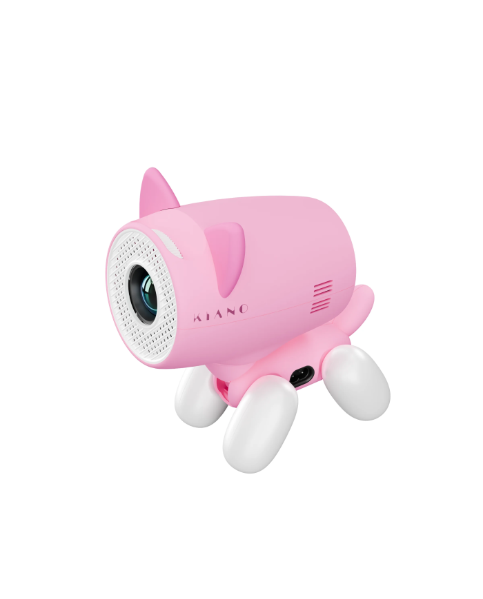 Projektor do kina domowego z funkcjami edukacyjnymi Kiano Alpha KID Pink (cat)