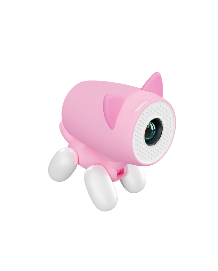 Projektor do kina domowego z funkcjami edukacyjnymi Kiano Alpha KID Pink (cat)