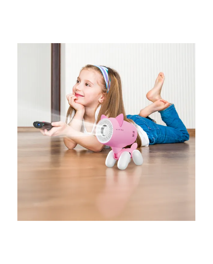 Projektor do kina domowego z funkcjami edukacyjnymi Kiano Alpha KID Pink (cat)
