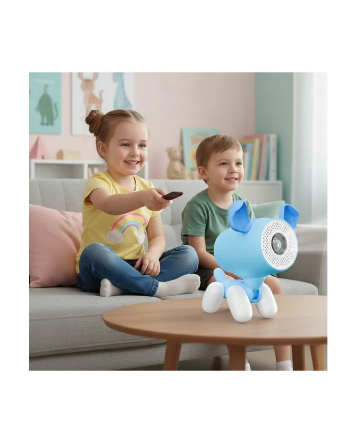 Projektor do kina domowego z funkcjami edukacyjnymi Kiano Alpha KID Blue (dog)