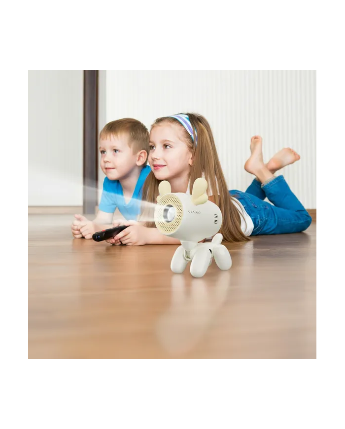 Projektor do kina domowego z funkcjami edukacyjnymi Kiano Alpha KID White (reindeer)