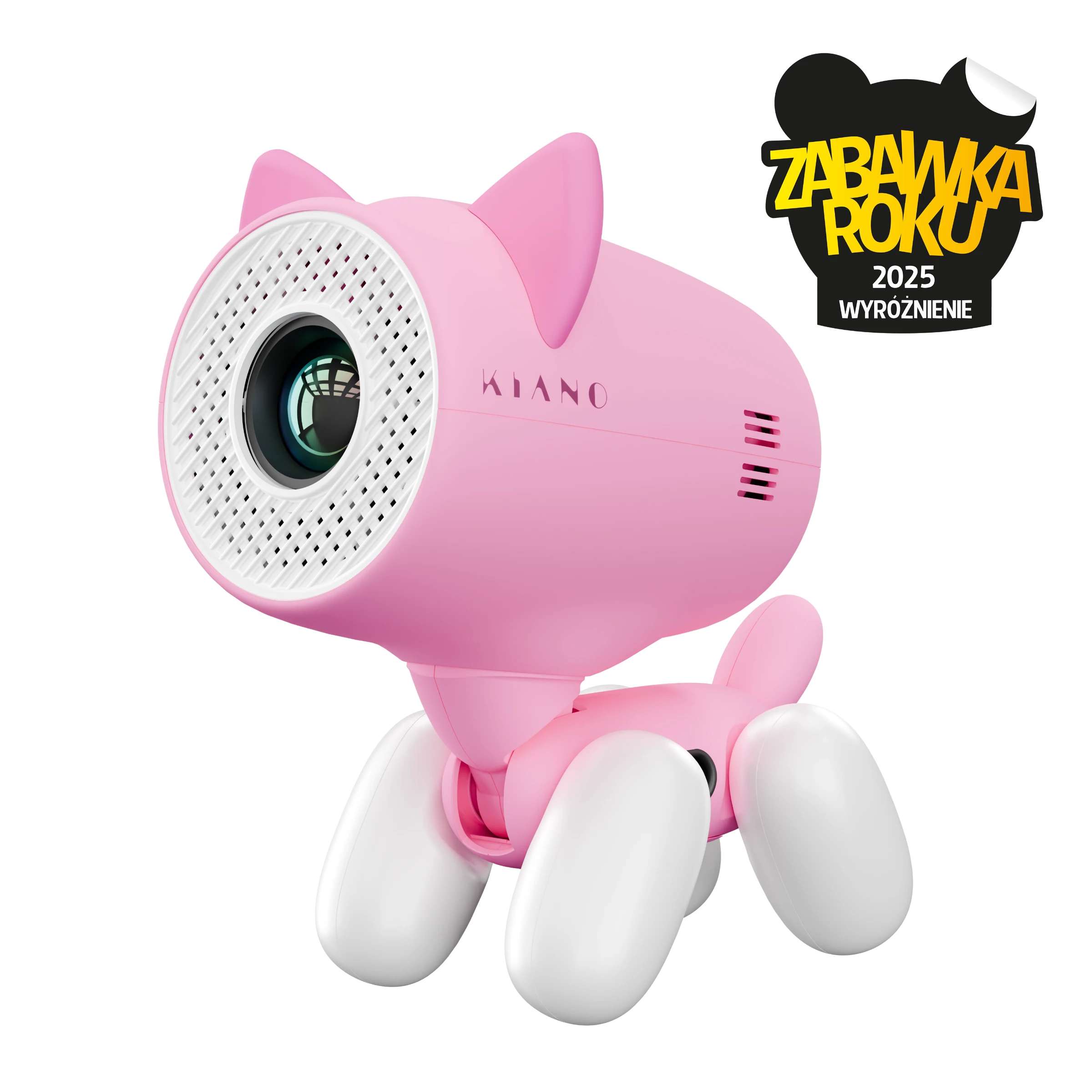 Projektor do kina domowego z funkcjami edukacyjnymi Kiano Alpha KID Pink (cat)