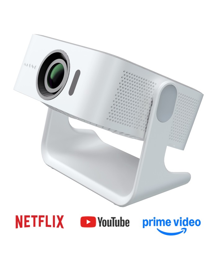 Projektor do kina domowego Kiano Elegance Cinema, 400 Ansi, Netflix, Prime, YouTube
