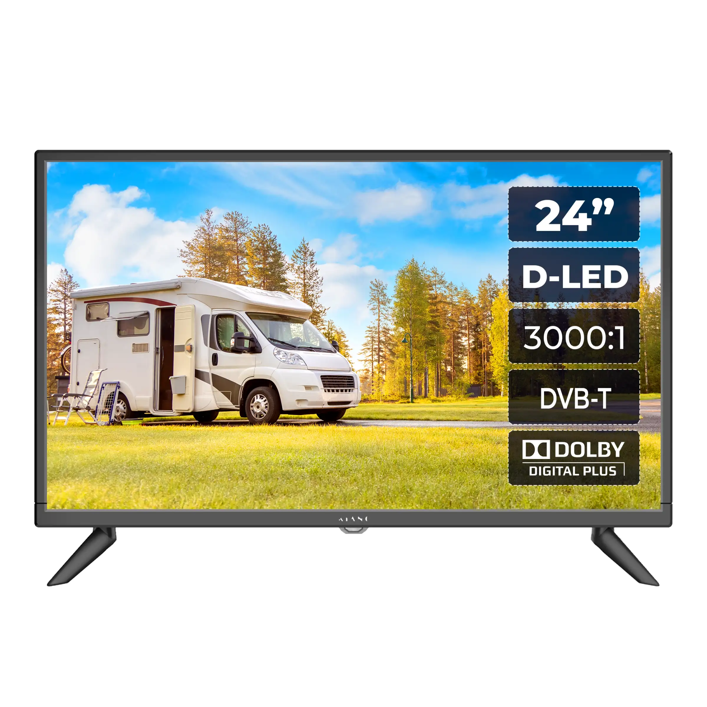 Telewizor LED KIANO SLIMTV 24" TRAVEL