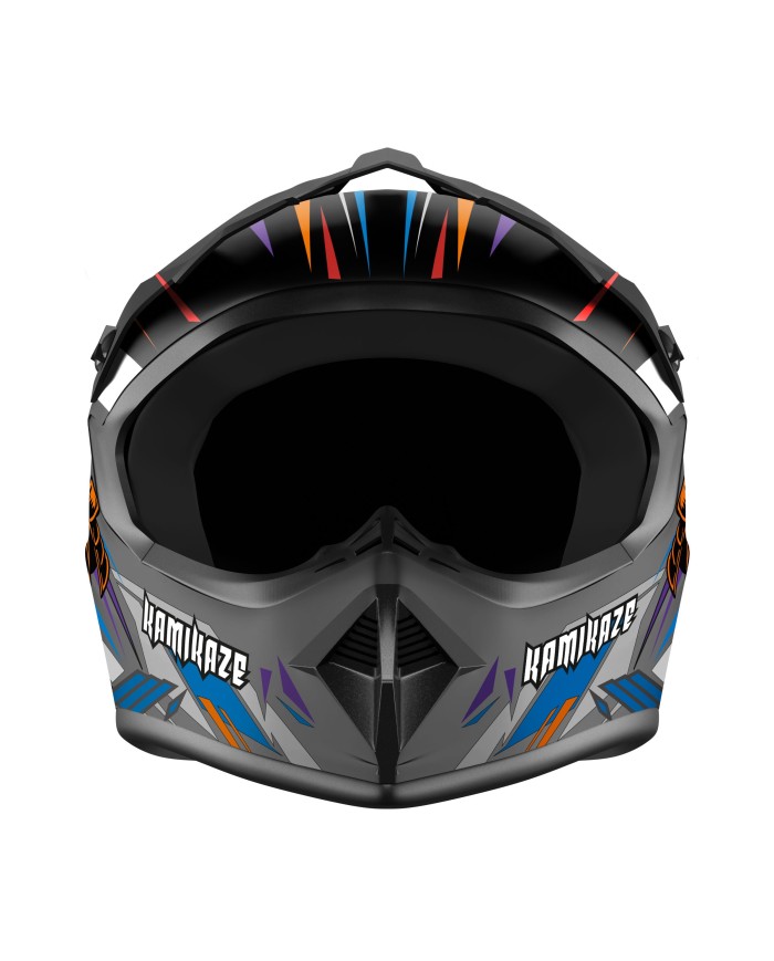 Kask Kamikaze Ninja fullface na hulajnogę, MTB i rower