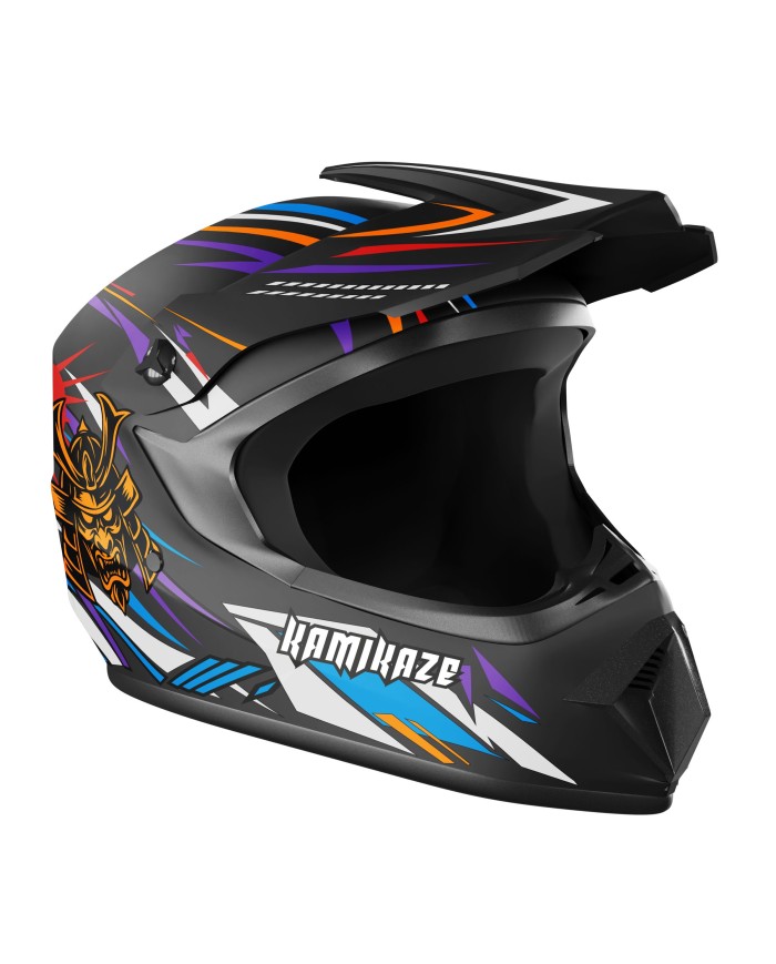 Kask Kamikaze Ninja fullface na hulajnogę, MTB i rower