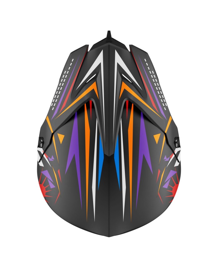 Kask Kamikaze Ninja fullface na hulajnogę, MTB i rower