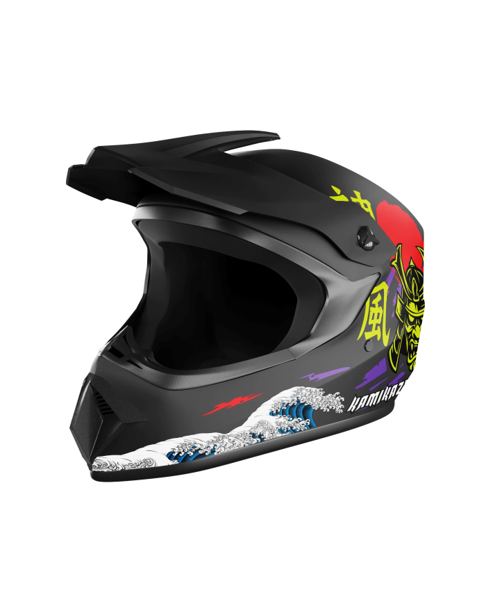 Kask Kamikaze Katana fullface na hulajnogę, MTB i rower