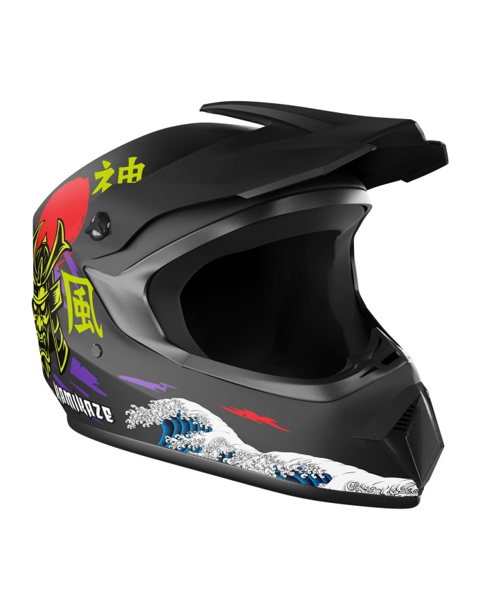 Kask Kamikaze Katana fullface na hulajnogę, MTB i rower