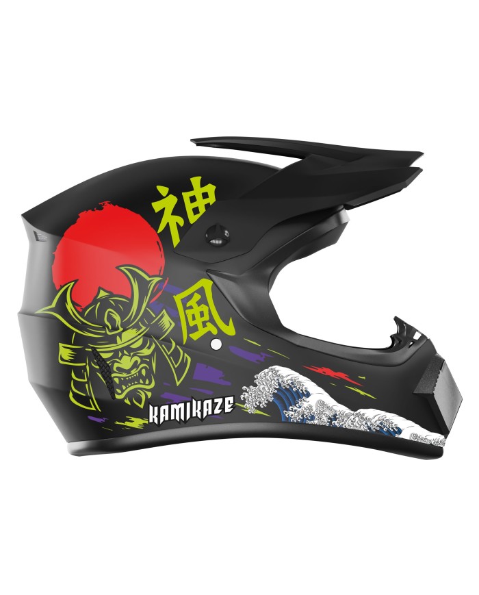 Kask Kamikaze Katana fullface na hulajnogę, MTB i rower