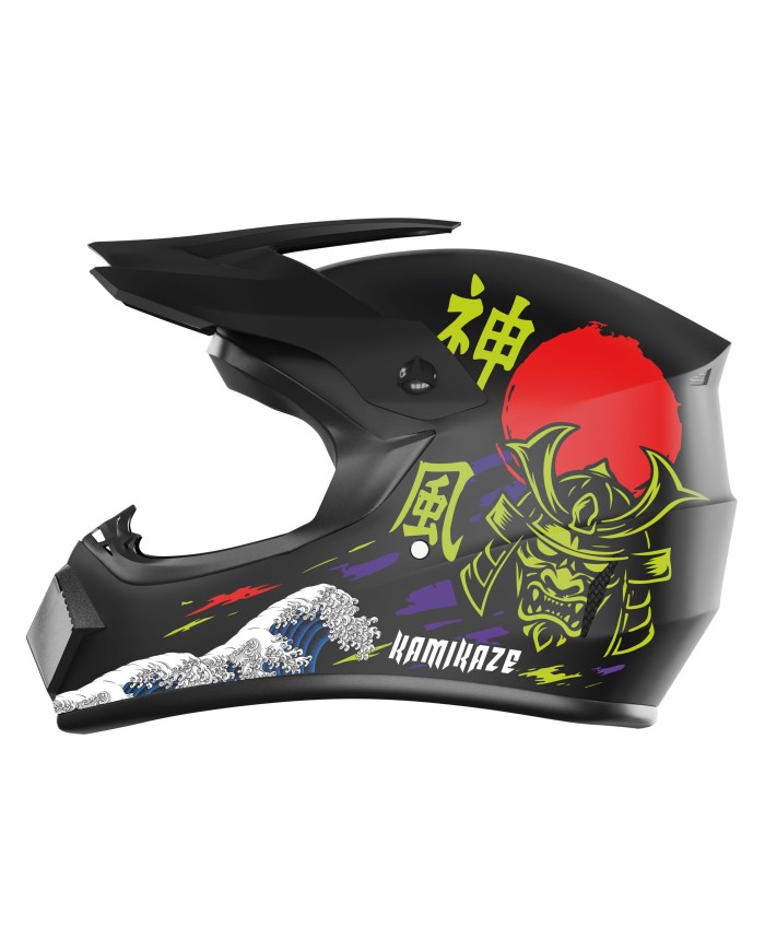 Kask Kamikaze Katana fullface na hulajnogę, MTB i rower