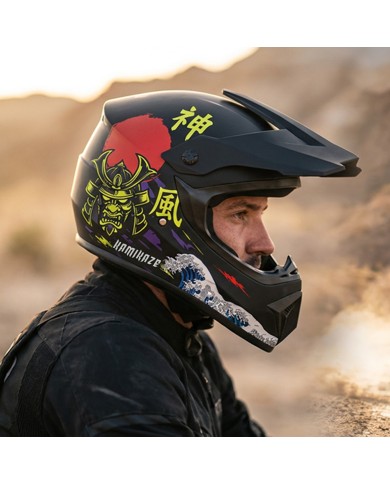 Kask Kamikaze Katana fullface na hulajnogę, MTB i rower
