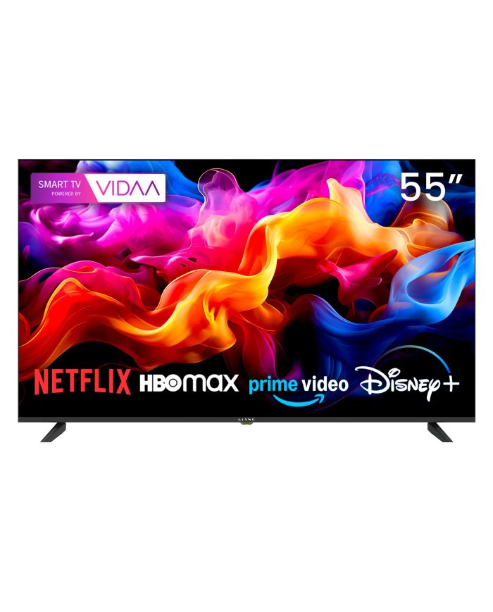 Telewizor Kiano Elegance 55" 4K Smart TV VIDAA Netflix. HBO, Prime