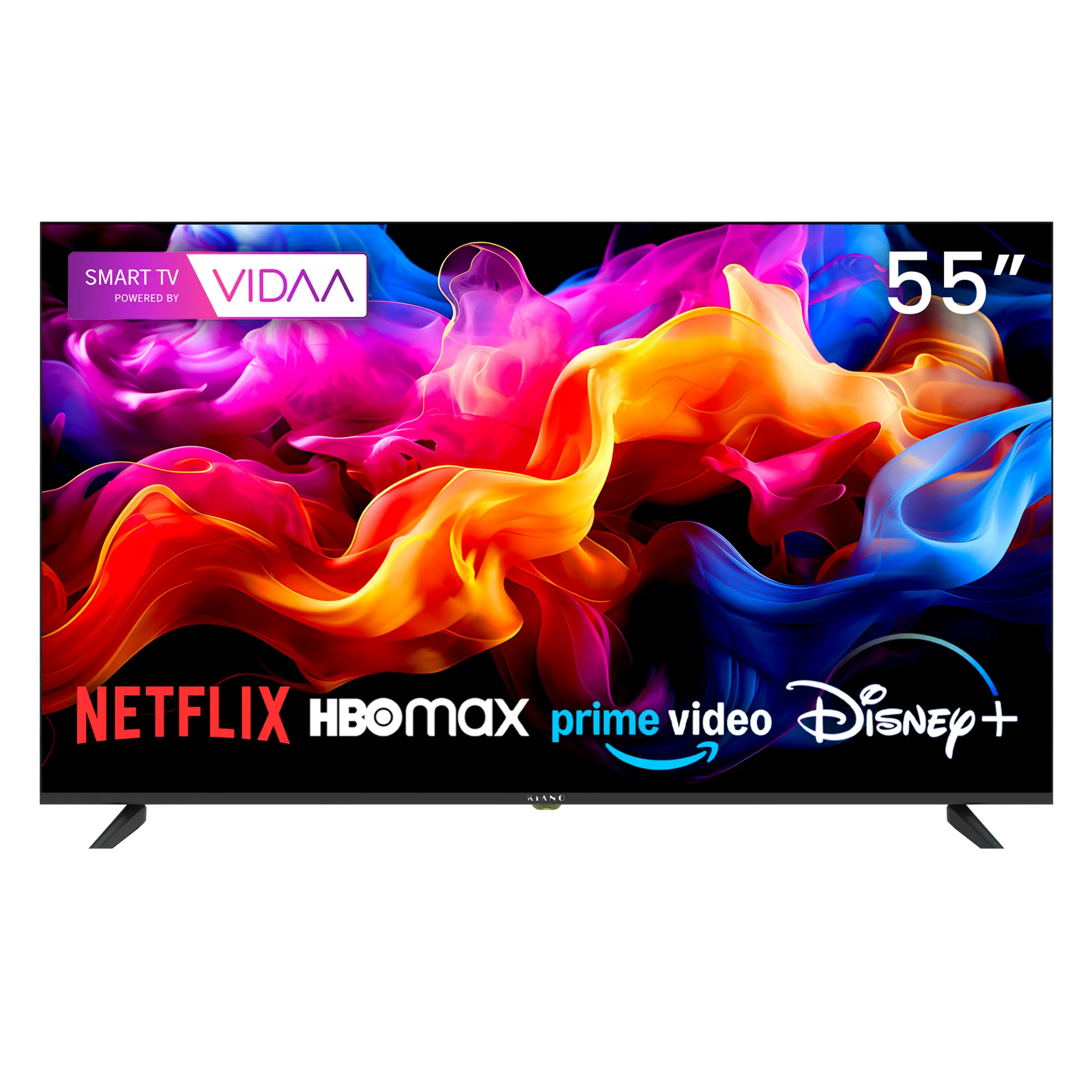 Telewizor Kiano Elegance 55" 4K Smart TV VIDAA Netflix. HBO, Prime