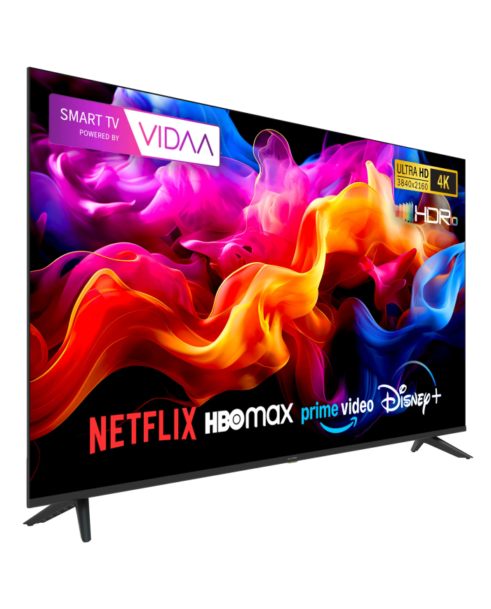 Telewizor Kiano Elegance 55" 4K Smart TV VIDAA Netflix. HBO, Prime