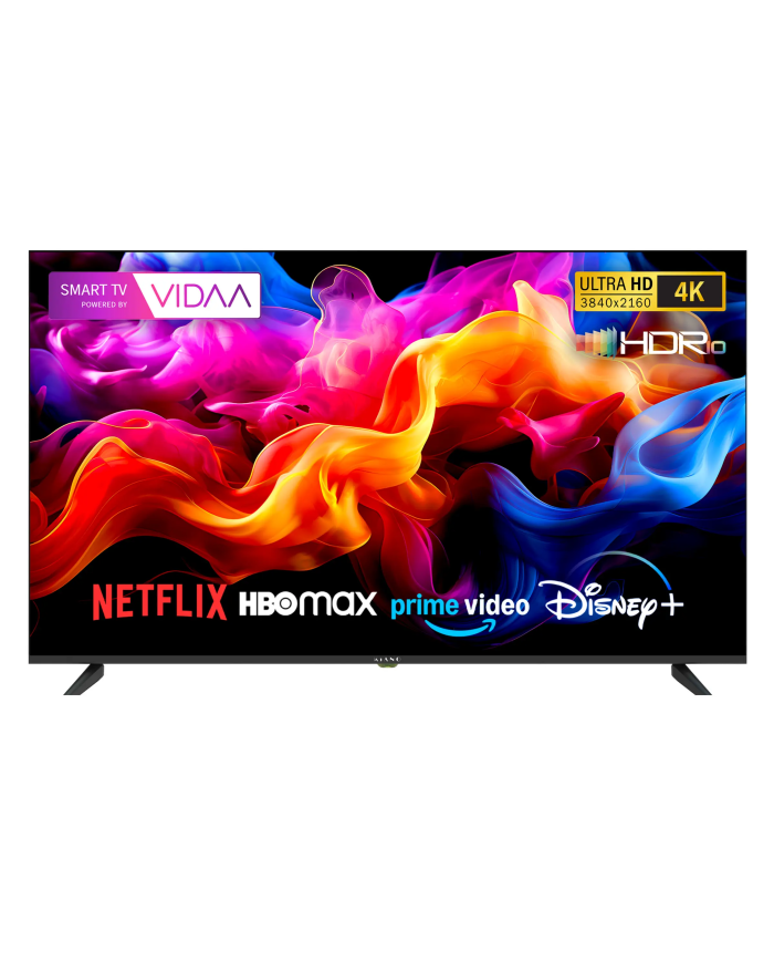 Telewizor Kiano Elegance 55" 4K Smart TV VIDAA Netflix. HBO, Prime