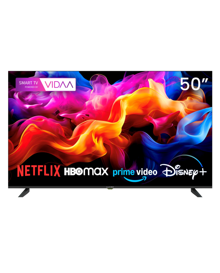 Telewizor Kiano Elegance 50" 4K Smart TV VIDAA Netflix. HBO, Prime