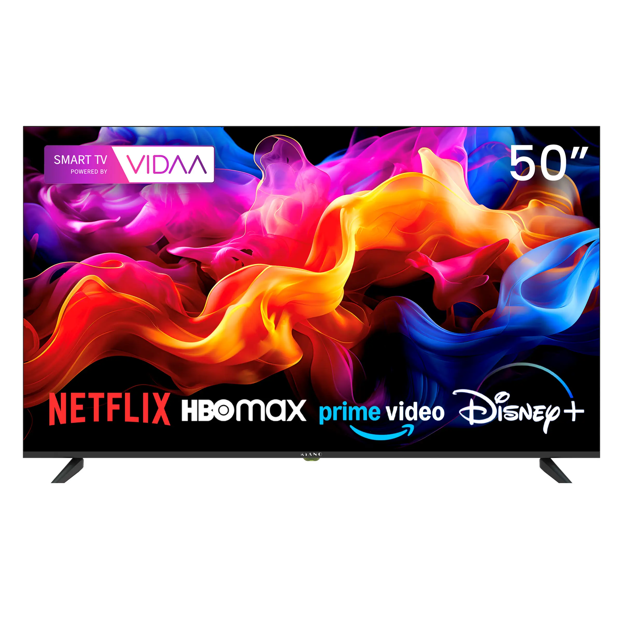 Telewizor Kiano Elegance 50" 4K Smart TV VIDAA Netflix. HBO, Prime