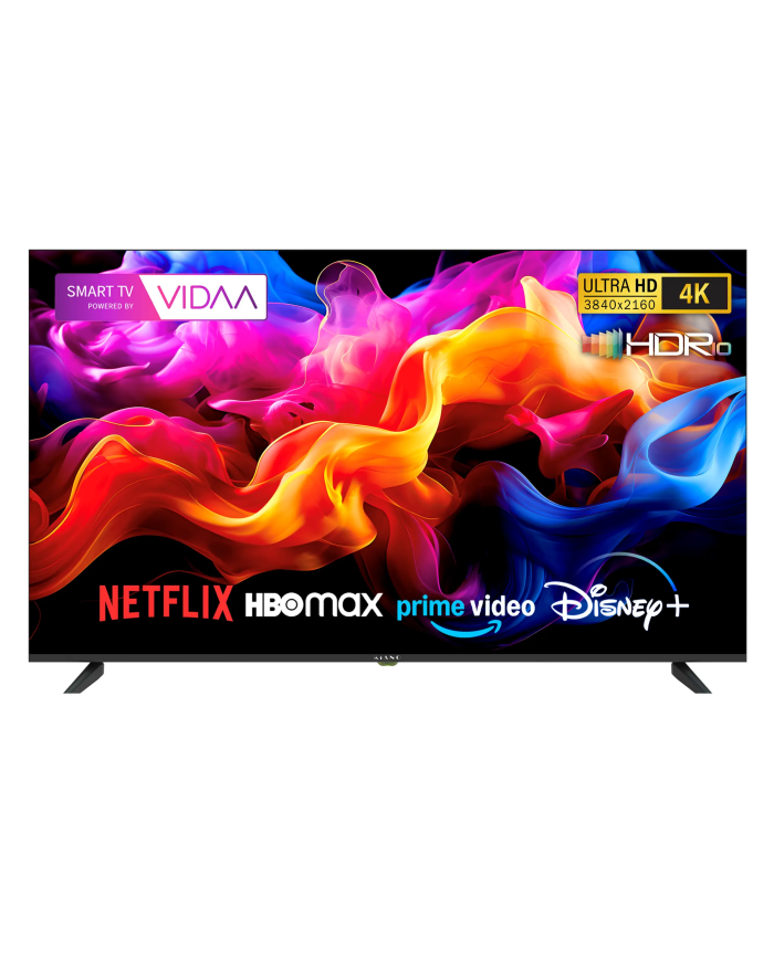 Telewizor Kiano Elegance 50" 4K Smart TV VIDAA Netflix. HBO, Prime