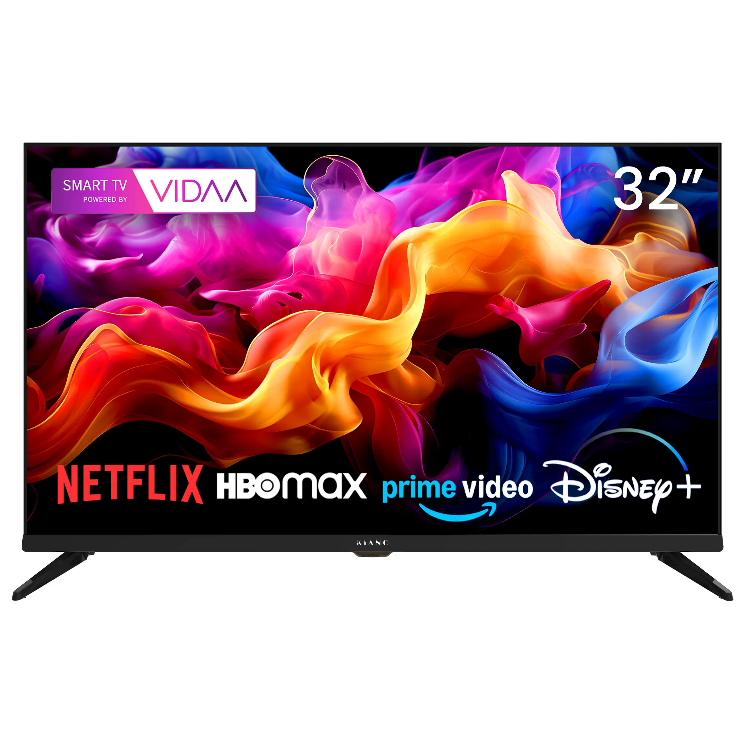 Telewizor Kiano Elegance 32" HD Ready Smart TV VIDAA Netflix. HBO, Prime