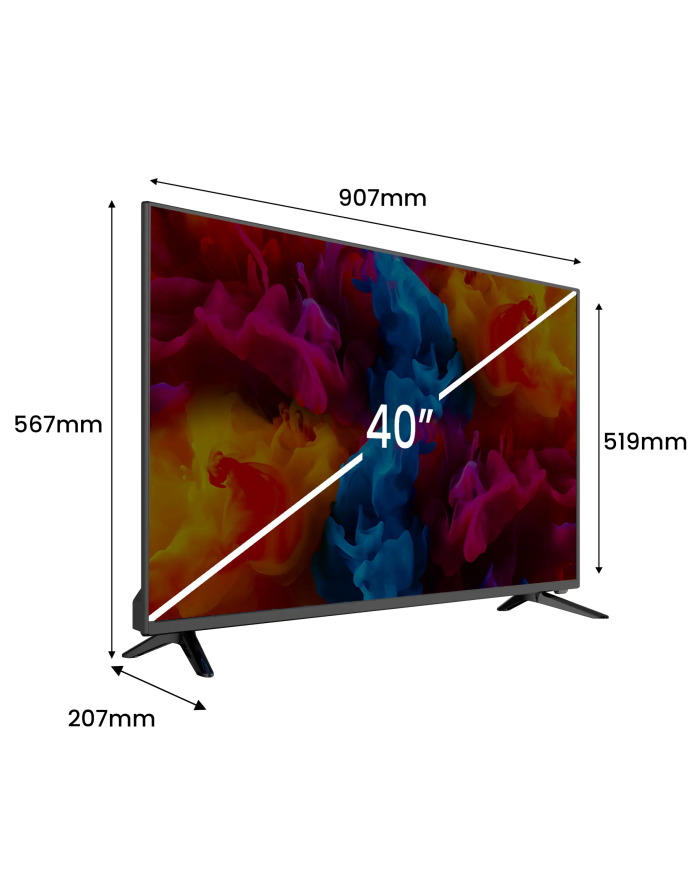 Telewizor LED Kiano Slim TV 40"