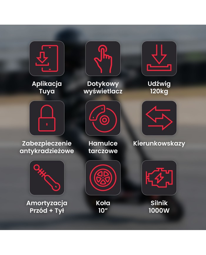 [Przedsprzedaż] Hulajnoga elektryczna Motus Daytona 10 2026 - 7way.pl