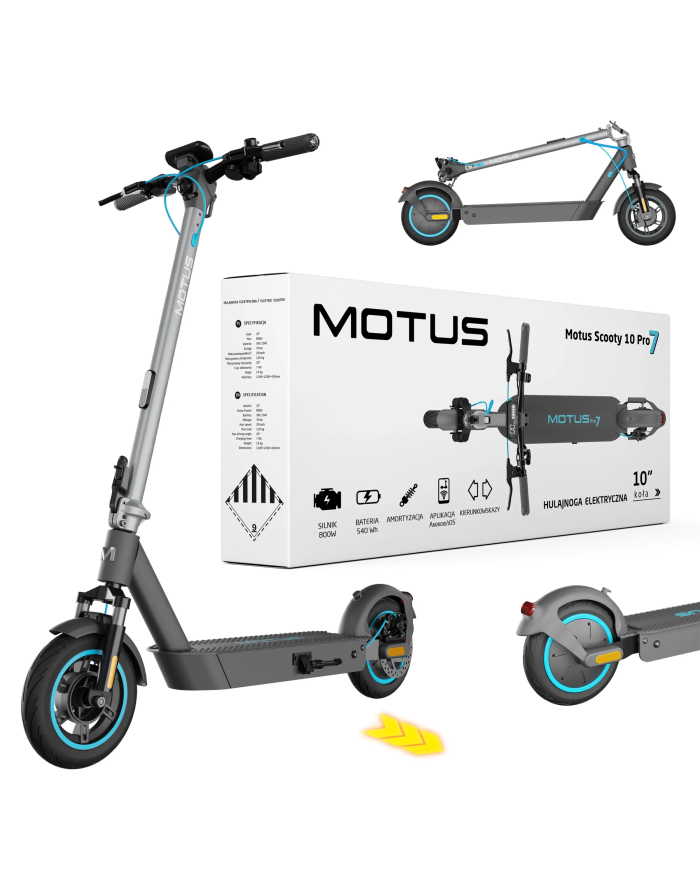 Hulajnoga elektryczna Motus Scooty 10 Pro7 - Specyfikacje i Wydajność