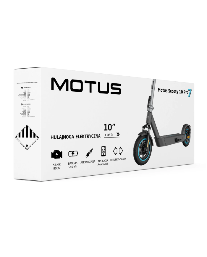 Hulajnoga elektryczna Motus Scooty 10 Pro7 - Specyfikacje i Wydajność