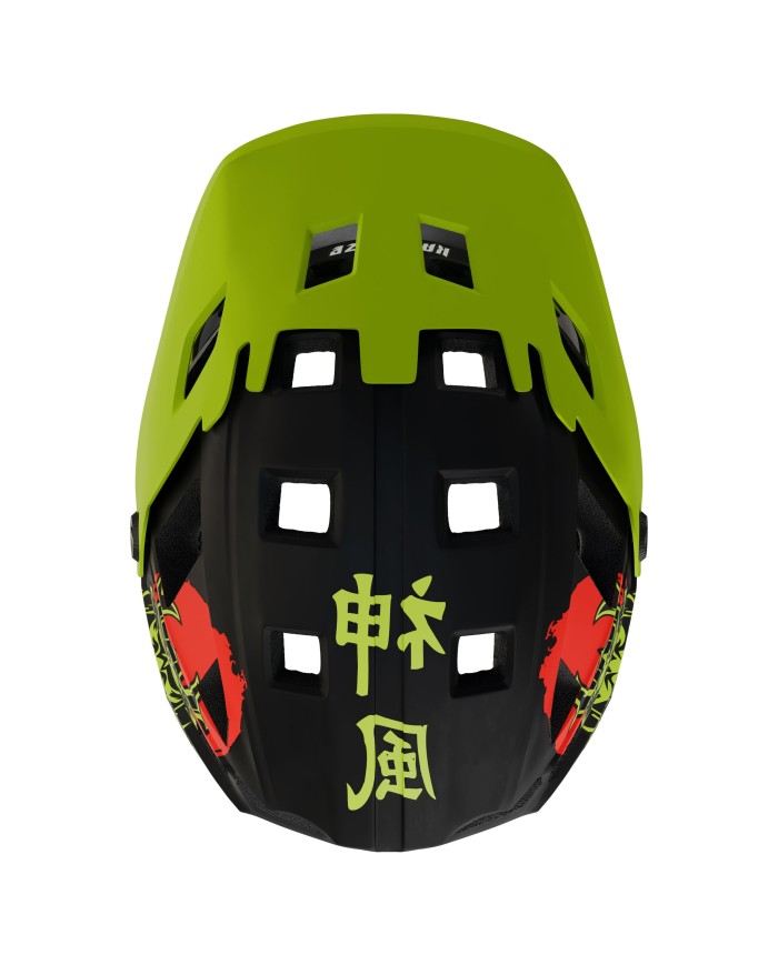 Kask szczękowy Kamikaze RONIN Helmet Green