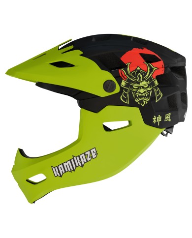 Kask szczękowy Kamikaze RONIN Helmet Green