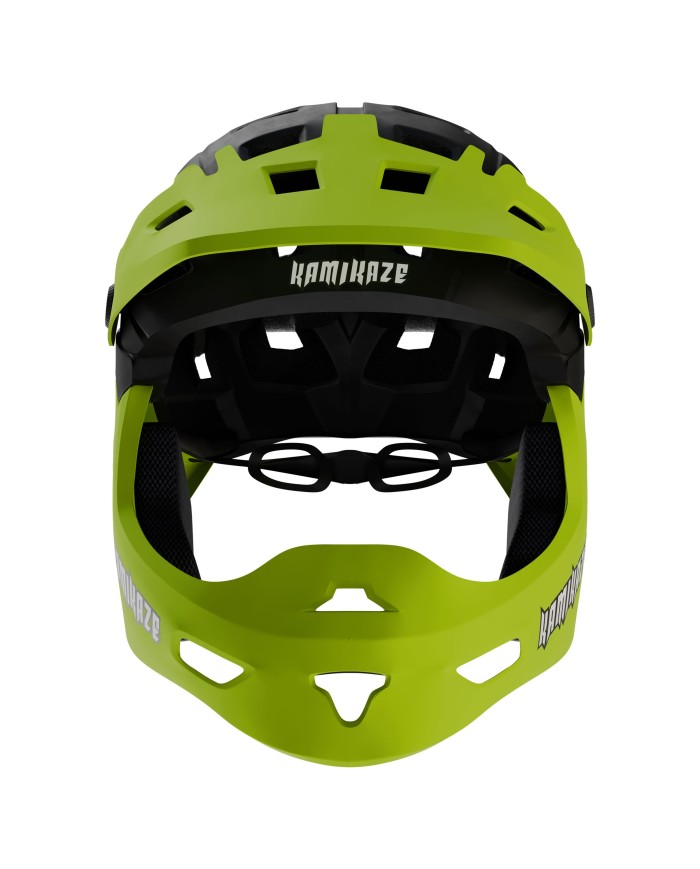 Kask szczękowy Kamikaze RONIN Helmet Green