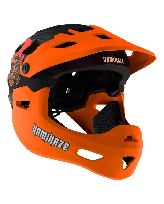 Kask szczękowy Kamikaze RONIN Helmet Orange