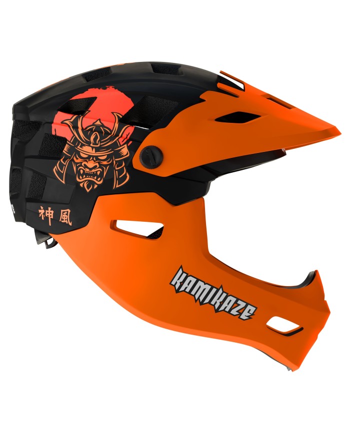 Kask szczękowy Kamikaze RONIN Helmet Orange