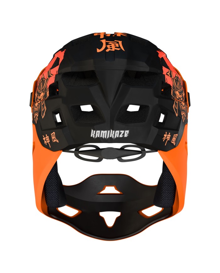 Kask szczękowy Kamikaze RONIN Helmet Orange