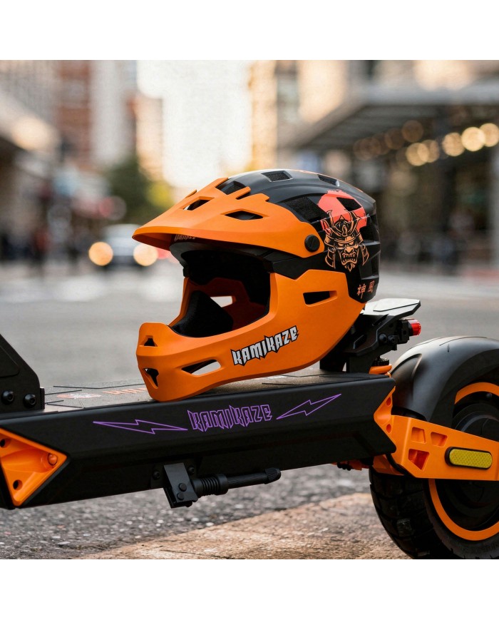 Kask szczękowy Kamikaze RONIN Helmet Orange