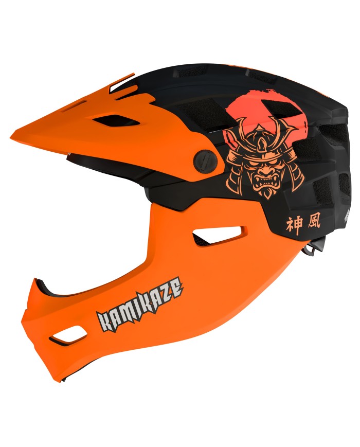 Kask szczękowy Kamikaze RONIN Helmet Orange