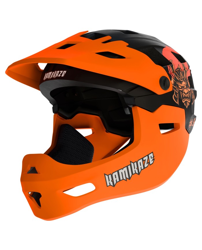 Kask szczękowy Kamikaze RONIN Helmet Orange