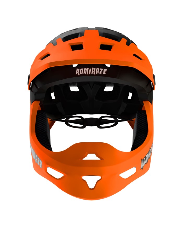 Kask szczękowy Kamikaze RONIN Helmet Orange
