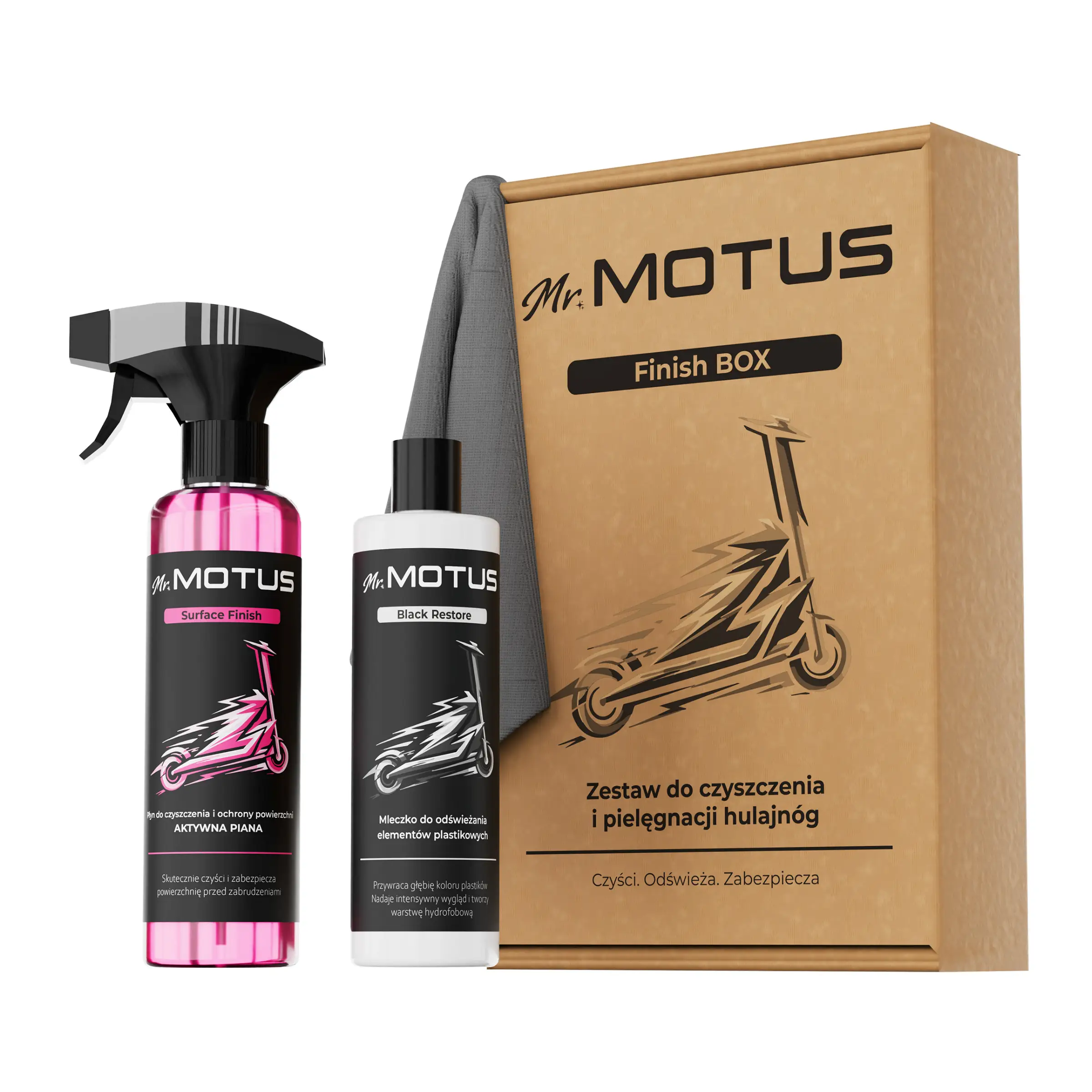 Zestaw do czyszczenia Mr. Motus Finish BOX
