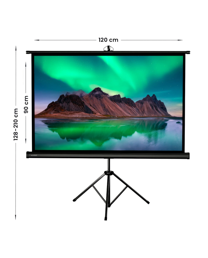 Kiano Ekran Projekcyjny na statywie Screen Tripod Matt White 60 FG 4:3