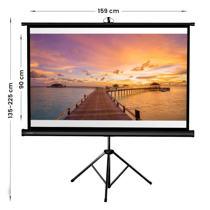 Kiano Ekran Projekcyjny na statywie Screen Tripod Matt White 72 FG 16:9
