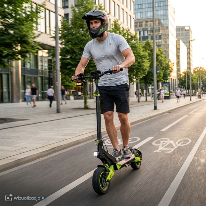 Kamikaze K1 Plus Tokyo Drift Hulajnoga elektryczna | 1000W | 20Ah | zasięg do 80 km